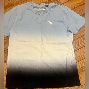 Abercrombie & Fitch Kids Blue and Black Ombre T-Shirt 7/8